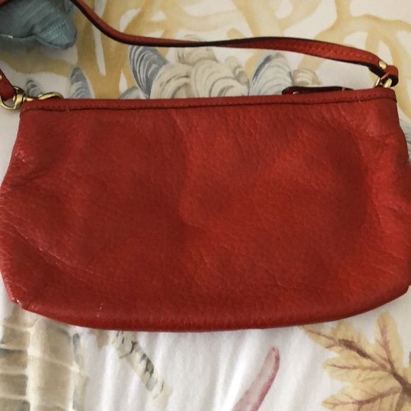 Leather Coach wristlet - Picture 2 of 3